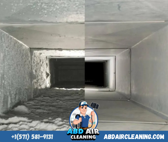 duct cleaning near me | Before and After Duct Cleaning Picture| Fairfax VA