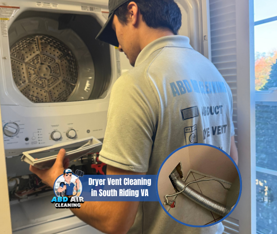 professional dryer vent cleaning in Souht Riding VA